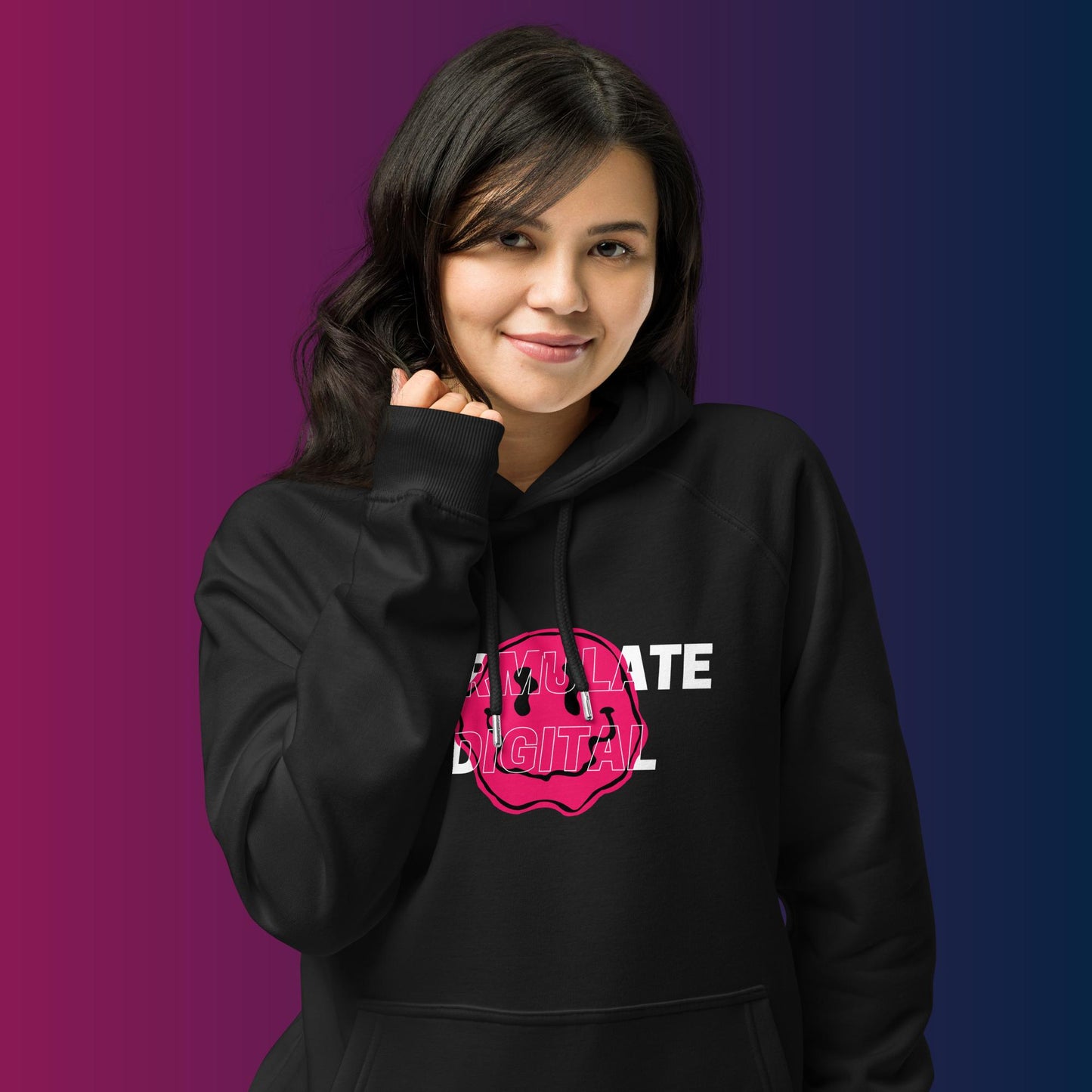 Formulate Digital Smiley Women's Hoodie