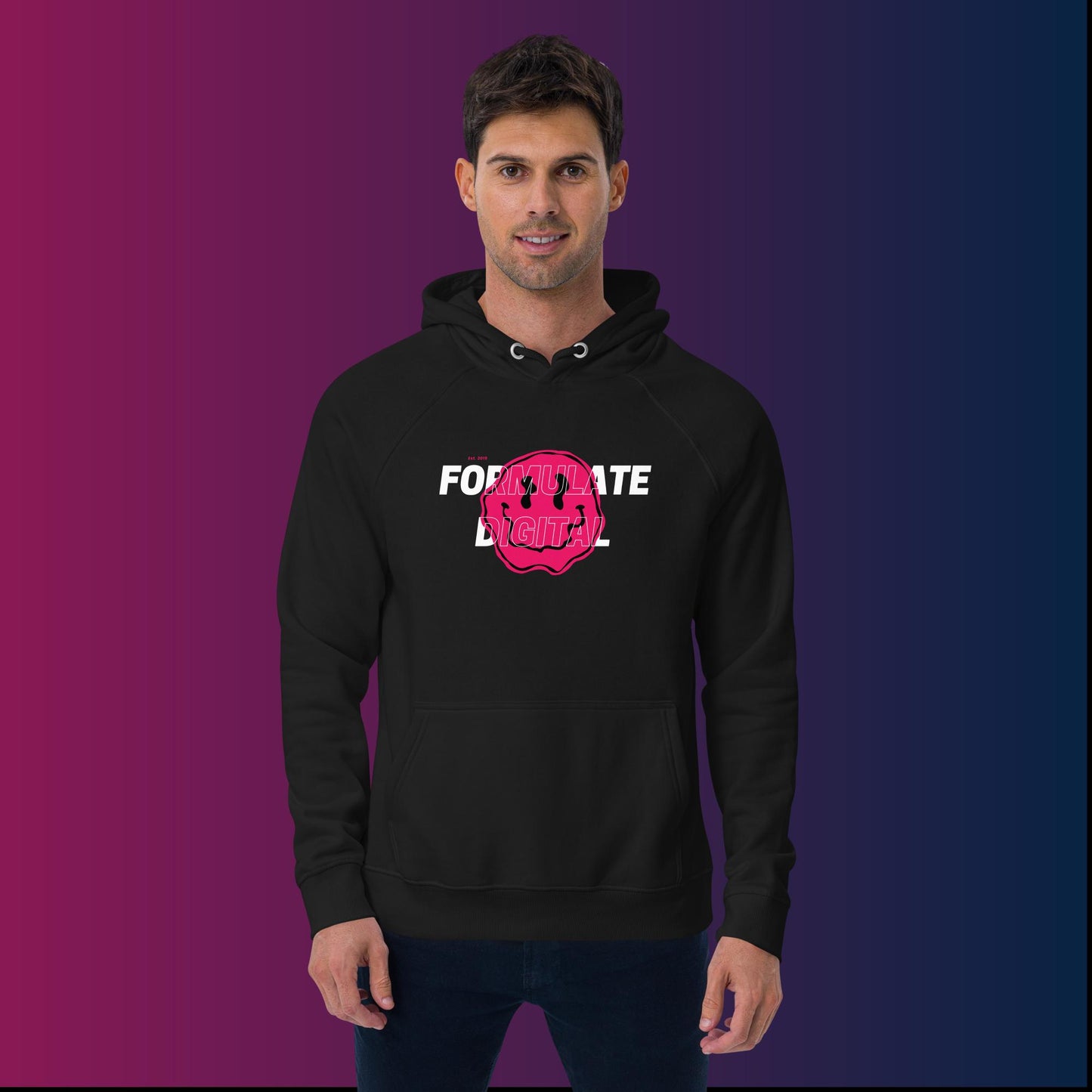 Formulate Digital Smiley Men's Hoodie